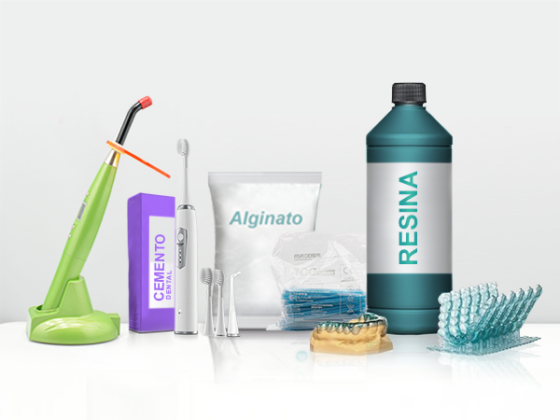 Insumos para estudiantes de odontología.
